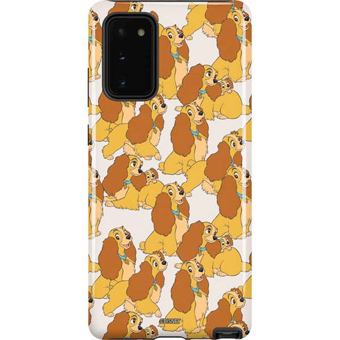 Disney Lady & The Tramp Lady Pattern Galaxy Note20 5G Pro Case