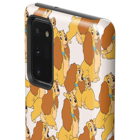 Disney Lady & The Tramp Lady Pattern Galaxy Note20 5G Pro Case