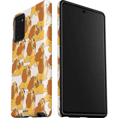 Disney Lady & The Tramp Lady Pattern Galaxy Note20 5G Pro Case