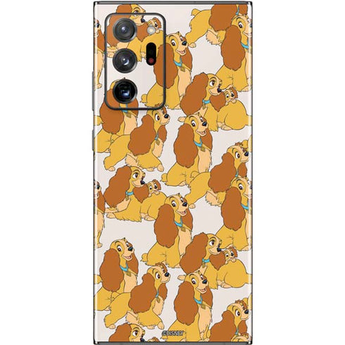 Disney Lady & The Tramp Lady Pattern Galaxy Note20 Ultra 5G Skin