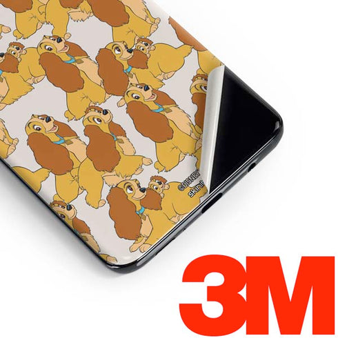 Disney Lady & The Tramp Lady Pattern Galaxy S10 Plus Skin