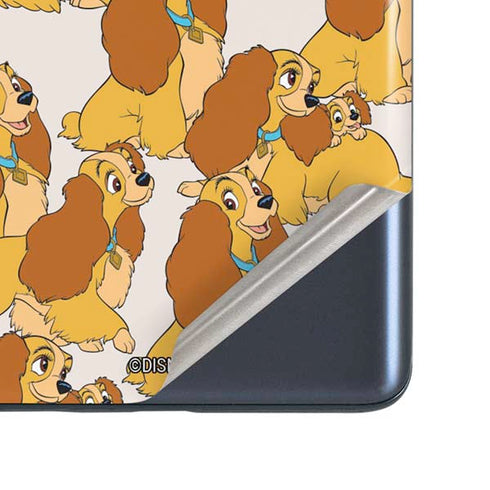 Disney Lady & The Tramp Lady Pattern Galaxy S20 Fan Edition Skin