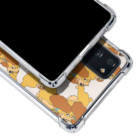 Disney Lady & The Tramp Lady Pattern Galaxy S20 FE Clear Case