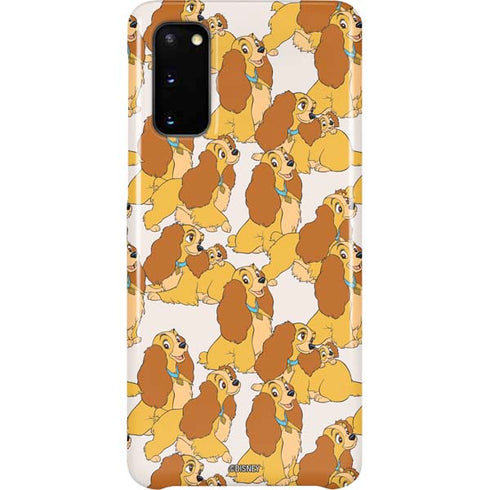 Disney Lady & The Tramp Lady Pattern Galaxy S20 Lite Case
