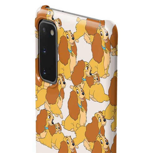Disney Lady & The Tramp Lady Pattern Galaxy S20 Lite Case