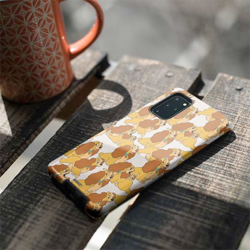 Disney Lady & The Tramp Lady Pattern Galaxy S20 Plus Pro Case