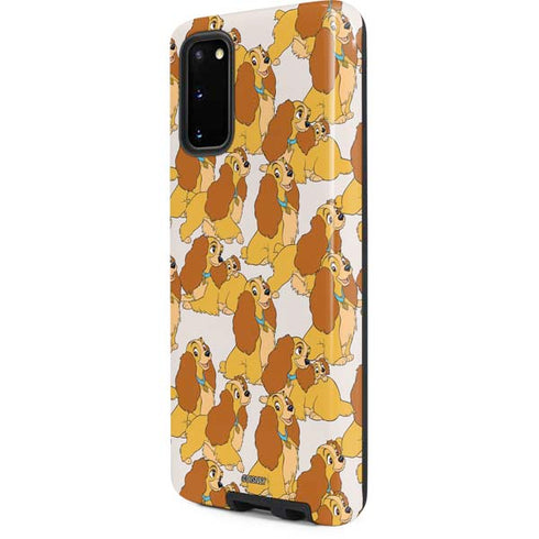Disney Lady & The Tramp Lady Pattern Galaxy S20 Pro Case