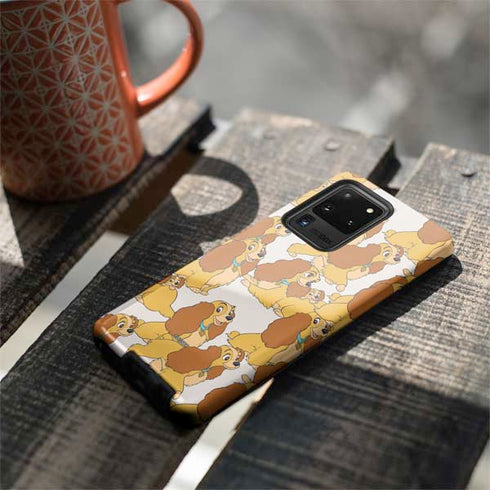 Disney Lady & The Tramp Lady Pattern Galaxy S20 Ultra 5G Pro Case
