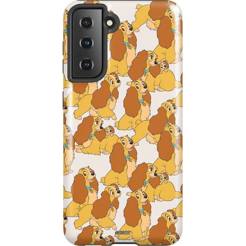 Disney Lady & The Tramp Lady Pattern Galaxy S21 5G Pro Case
