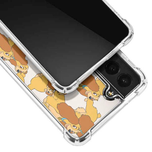 Disney Lady & The Tramp Lady Pattern Galaxy S21 Plus 5G Clear Case
