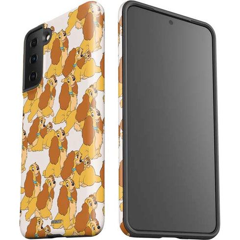 Disney Lady & The Tramp Lady Pattern Galaxy S21 Plus 5G Pro Case