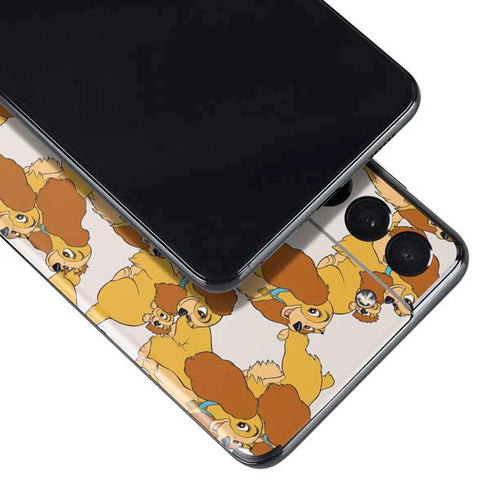 Disney Lady & The Tramp Lady Pattern Galaxy S21 Plus 5G Skin