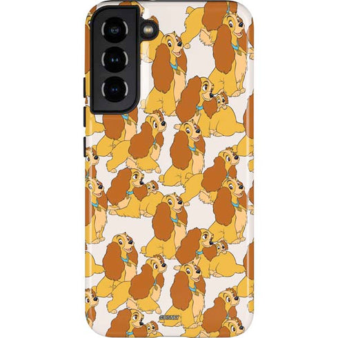 Disney Lady & The Tramp Lady Pattern Galaxy S22 Plus Pro Case