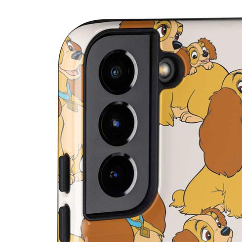 Disney Lady & The Tramp Lady Pattern Galaxy S22 Plus Pro Case