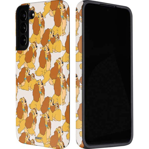 Disney Lady & The Tramp Lady Pattern Galaxy S22 Plus Pro Case