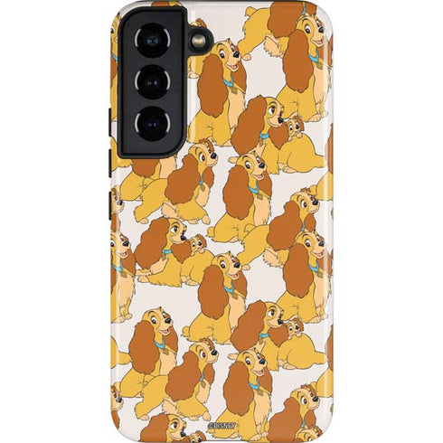 Disney Lady & The Tramp Lady Pattern Galaxy S22 Pro Case