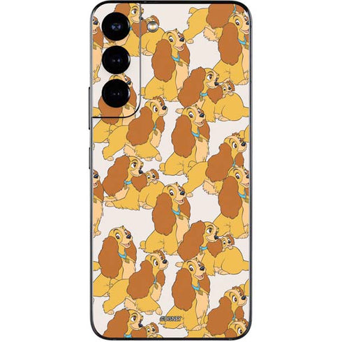 Disney Lady & The Tramp Lady Pattern Galaxy S22 Skin