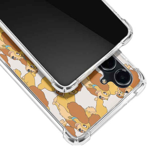 Disney Lady & The Tramp Lady Pattern Galaxy S23 FE Clear Case