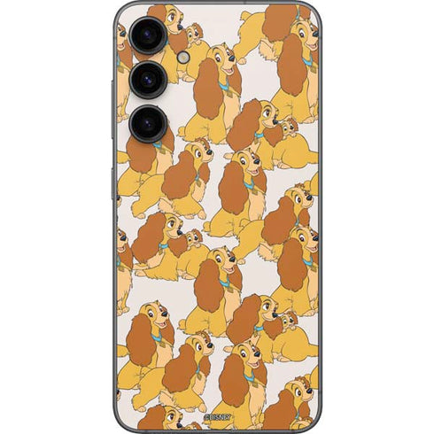 Disney Lady & The Tramp Lady Pattern Galaxy S23 FE Skin