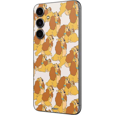 Disney Lady & The Tramp Lady Pattern Galaxy S23 FE Skin