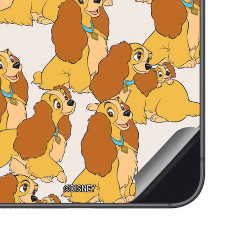Disney Lady & The Tramp Lady Pattern Galaxy S23 FE Skin