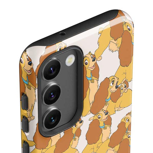 Disney Lady & The Tramp Lady Pattern Galaxy S23 Pro Case