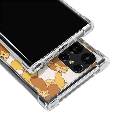 Disney Lady & The Tramp Lady Pattern Galaxy S24 Ultra Clear Case