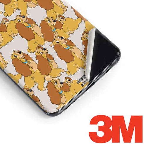 Disney Lady & The Tramp Lady Pattern Galaxy S9 Plus Skin