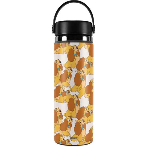 Disney Lady & The Tramp Lady Pattern Hydro Flask 20oz Wide Mouth Skin