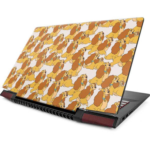 Disney Lady & The Tramp Lady Pattern Lenovo IdeaPad Skin