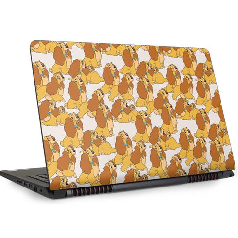 Disney Lady & The Tramp Lady Pattern Dell Inspiron Skin