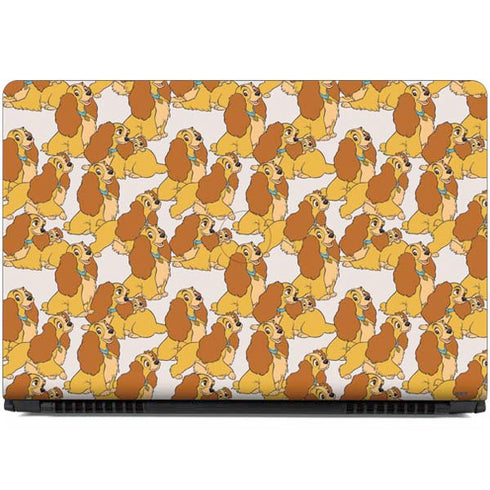 Disney Lady & The Tramp Lady Pattern Dell Inspiron Skin
