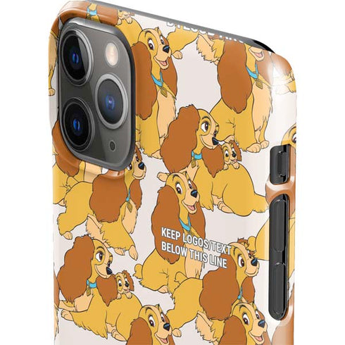 Disney Lady & The Tramp Lady Pattern iPhone 11 Pro Max Lite Case