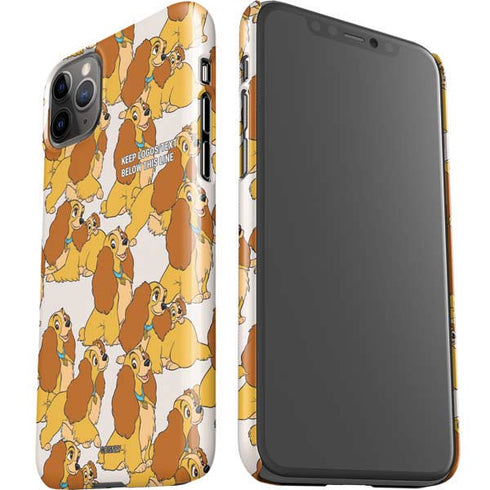 Disney Lady & The Tramp Lady Pattern iPhone 11 Pro Max Lite Case