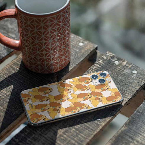 Disney Lady & The Tramp Lady Pattern iPhone 11 Pro Max Skin