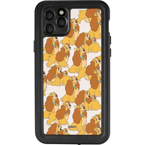 Disney Lady & The Tramp Lady Pattern iPhone 11 Pro Max Waterproof Case