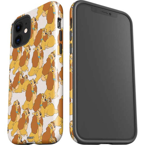 Disney Lady & The Tramp Lady Pattern iPhone 12 Mini Impact Case