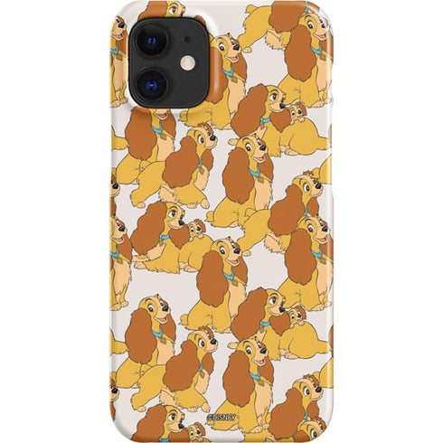 Disney Lady & The Tramp Lady Pattern iPhone 12 Mini Lite Case