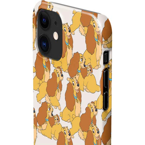 Disney Lady & The Tramp Lady Pattern iPhone 12 Mini Lite Case