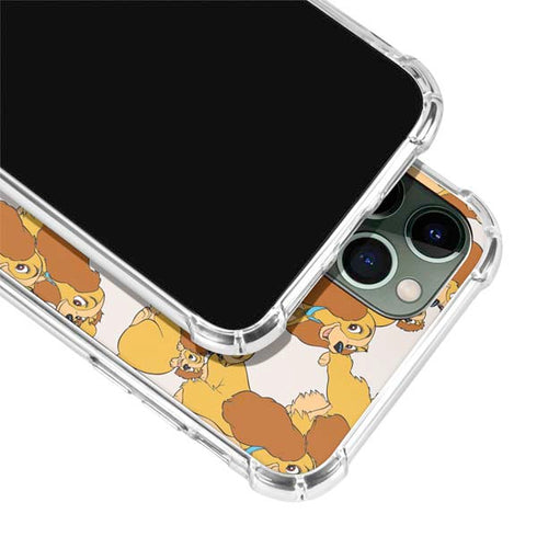 Disney Lady & The Tramp Lady Pattern iPhone 12 Pro Clear Case