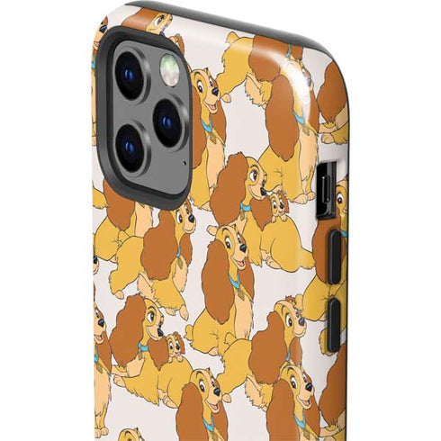Disney Lady & The Tramp Lady Pattern iPhone 12 Pro Max Impact Case