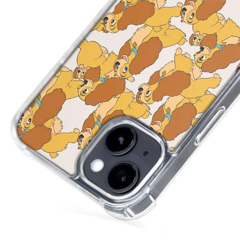 Disney Lady & The Tramp Lady Pattern iPhone 14 Plus MagSafe Case