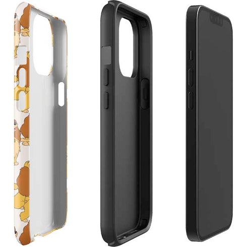 Disney Lady & The Tramp Lady Pattern iPhone 14 Pro Max Impact Case