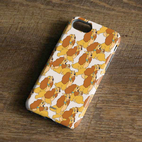 Disney Lady & The Tramp Lady Pattern iPhone 8 Pro Case