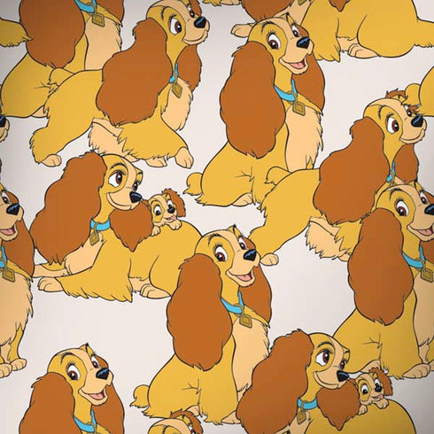 Disney Lady & The Tramp Lady Pattern iPhone X Skin