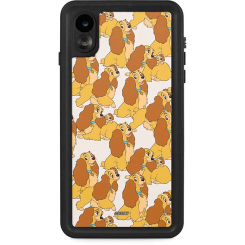 Disney Lady & The Tramp Lady Pattern iPhone XR Waterproof Case