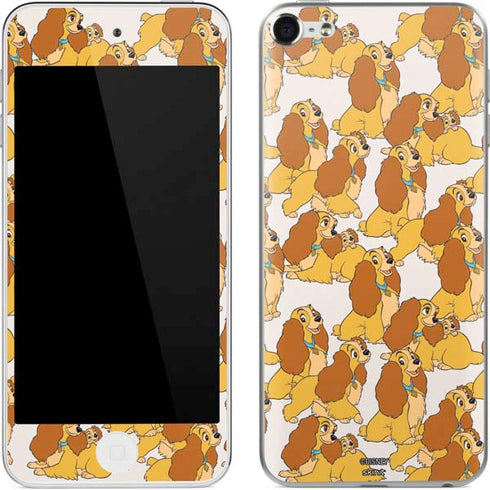 Disney Lady & The Tramp Lady Pattern Apple iPod Skin