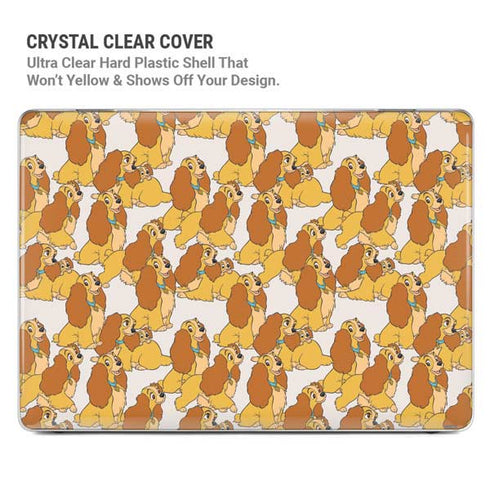 Disney Lady & The Tramp Lady Pattern MacBook Pro 13in (2020) Case plus Skin