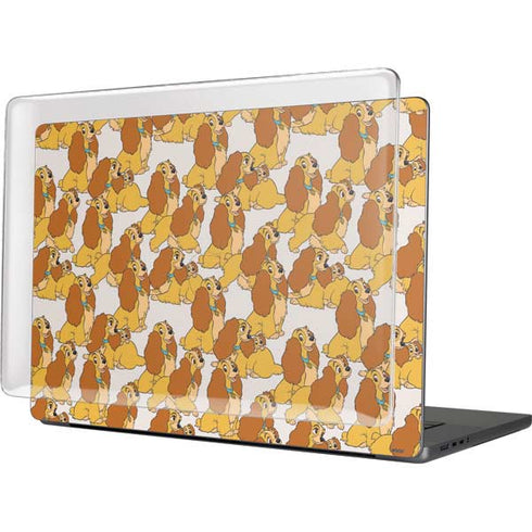 Disney Lady & The Tramp Lady Pattern MacBook Pro 16in (2021-25) Case plus Skin