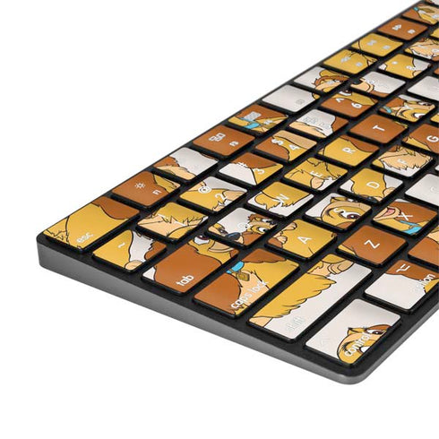 Disney Lady & The Tramp Lady Pattern Magic Keyboard with Numeric Keypad Skin